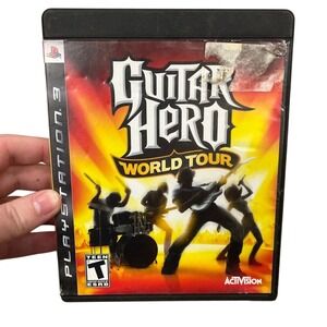 Guitar Hero: World Tour (Sony PlayStation 3, 2008) PS3 CIB Complete with Manual
